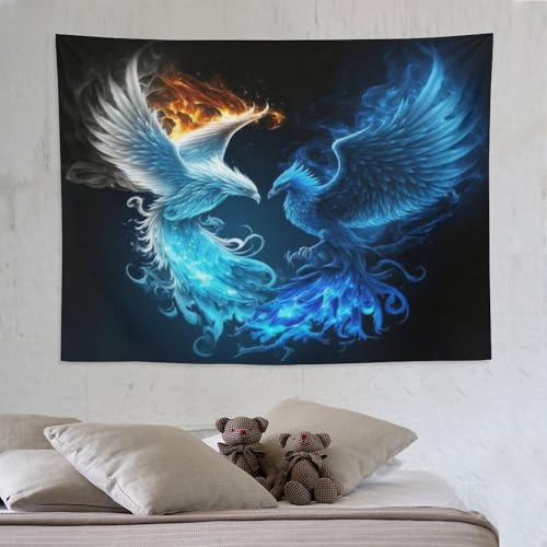 Tapisserie Phénix 150x200cm pour habiller un mur vide sans faire de travaux