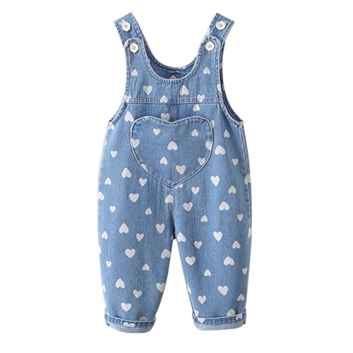 ACMEDE Baby Jungen Mädchen Jeans Latzhose Overalls Gr. 74/80/86, Baby...