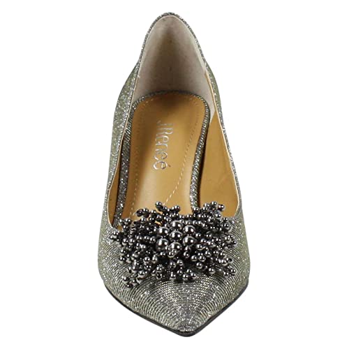 J. Renee Tacitha Pewter Dance Glitter 11 W (C)4