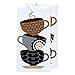 T-fal Textiles Double Sided Print Woven Cotton Kitchen Dish Towel Set, 2-pack, 16