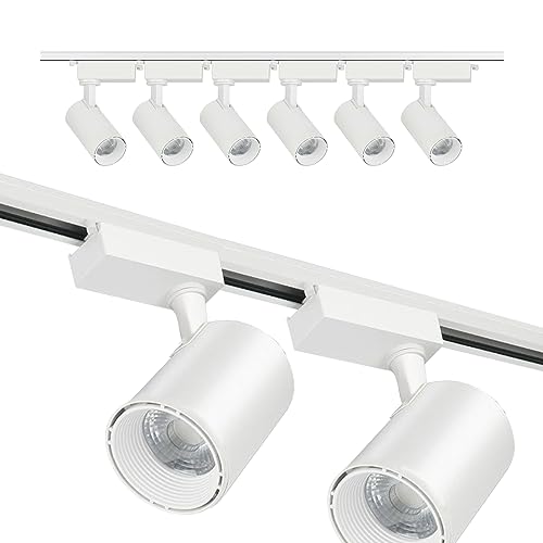 Trilho Eletrificado Spot Branco Lampada Led 7W - 2, 3, 4, 6 ou 8 Spots Branco Quente Branco Frio Bra