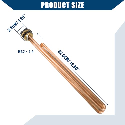 Image of RV Electric Water Heater for EcoSmart Electric Tankless Water Heater /IDurable Metal / 1Pcs Copper Tone