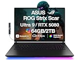 asus rog gl704gm-ev001t scar ii edition 64 Go DDR5 SODIMM ; bloc d'alimentation 380 W, batterie 4 cellules 90 Wh ; couleur noir cassé