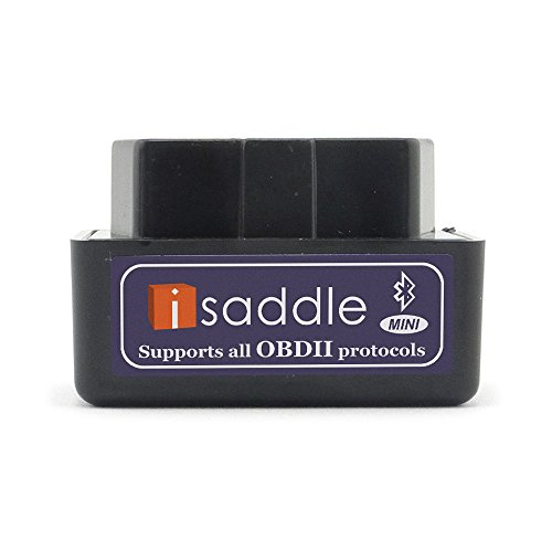 Isaddle Super Mini Obd2 Obdii Scan Tool Check Engine Light & Can-Bus Auto Diagnostic Tool For Windows & Android Torque (Black Color, Super Mini) #TOP1