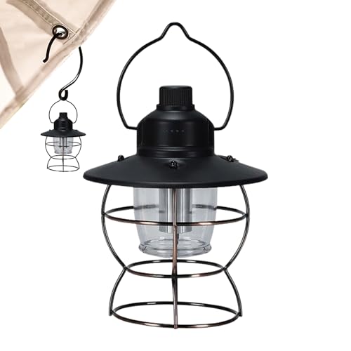 Lanterne de camping LED extérieure vintage pour éclairage jardin et tente