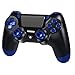 BJXOZ Wireless Controller per PS4, con Vibrazione, Sei-Assi Sensore Giroscopio, Jack Audio, Pannello Touch, Funzione screenshot, senza fili Controller per PS4/Slim/Pro/PC