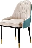 Chaises latérales sans accoudoirs confortables : dotées d'un siège rembourré en éponge douce avec un design incurvé qui améliore l'ergonomie et le soutien du milieu du dos, ces chaises aident à soulager la pression du dos pour un confort optimal. Les patins en caoutchouc protègent les sols des bosses et des rayures, assurant une expérience de repas silencieuse. Parfait pour les salles à manger, les salons ou les bureaux à domicile.