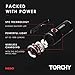 Nebo Torchy Rechargeable Flashlight 1000 Lumen Pocket Light Bundle with a Lumintrail USB Wall Adapter