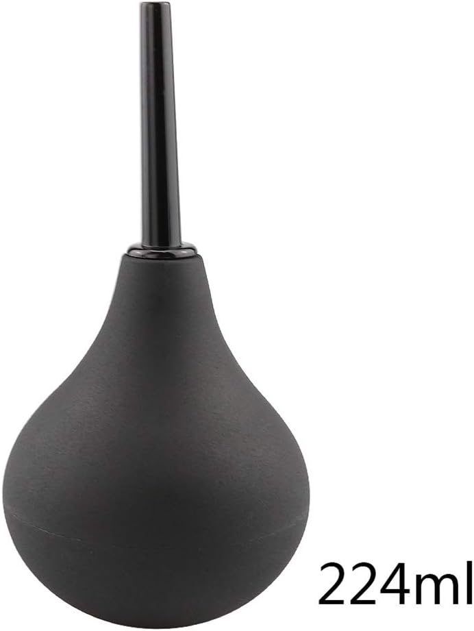 SUPVOX 224ml Ear Syringe Bulb Ear Suction Sucker Squeeze Ball Size L (Black) : Health & Household
