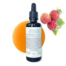 Organic28. 100% Organic Antioxidant Serum USA Made. 47 Botanicals. Concentrated Rejuvenating Serum For Face & Decolletage. Rich Vitamins Organic Moisturizer. Aromatherapy Bulgarian Rose.2 Fl. Oz