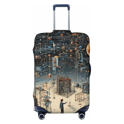 Physics Print Print Elastic Washable Baggage Protector Universal Suitcase Cover Travel Luggage Cover
