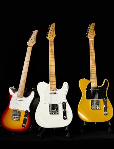 Censtar TL000 Electric Guitar, Solid Electric Guitar Consists Of A Roasted Mahogany Body And Maple Neck,Professional/Full Size Mercury Electric Guitar thumb #5