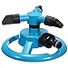 Produktbild BUSUANZI Rasensprinkleranlage Automatische 360-Grad-Gartenwassersprinkler Kopf-Rasenbewässerung - Mit 3-Arm-Bewässerungsspraywasser