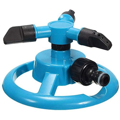 Preisvergleich Produktbild BUSUANZI Rasensprinkleranlage Automatische 360-Grad-Gartenwassersprinkler Kopf-Rasenbewässerung - Mit 3-Arm-Bewässerungsspraywasser