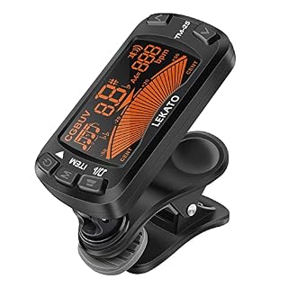 Accordeur de guitare, LEKATO Clip On Tuner Métronome 3 en 1 Portable Métronome Accordeur pour Guitare, Basse, Violon… - Les Beatles, Paul McCartney, John Lennon, RIngo Starr, George Harrison