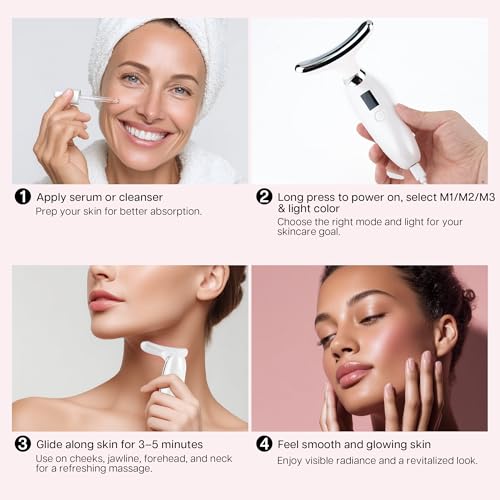 VRAIKO 7-In-1 Face Beauty Massager & Collagen Jelly Cream Duo, Jawline Lifting & Sculpting Tool with Hydrating Collagen Booster Gel for Improving Firmness Elasticity and Nourishment - Image 5