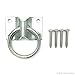 Will's Family Store 2 inch Cross Tie Rings Through Plate Zinc Plated Pack of 2