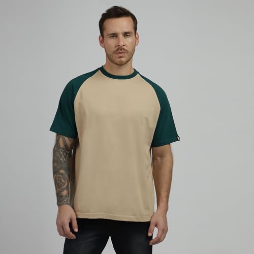 Image of BE SAVAGE Raglan 210 GSM T-Shirt for Men Casual Wear T Shirt T Shirts for Men