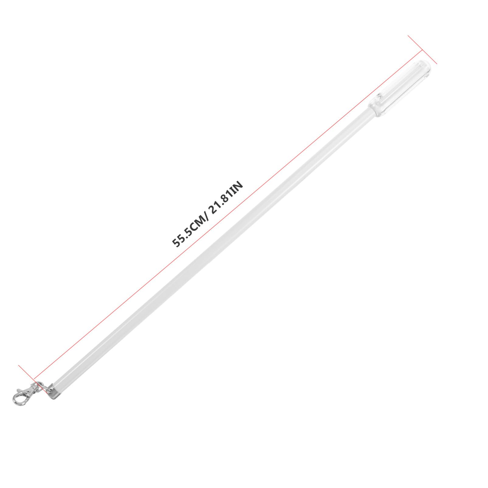 Srebrne karnisze – 53 cm czarne karnisze do draperii, osprzęt do zasłon okiennych, zawiera otwieracz do drążka kierowniczego i różdżkę do zasłon - stylowe akcesoria do dekoracji wnętrz