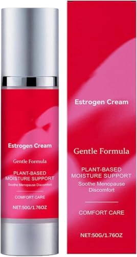 Crema Agli Estrogeni Vaginali, 50 G Di Crema Naturale Per Le Zone Intime - Idratante Viso Giorno E Notte Con Collagene, Ripristina L'elasticità E Supporta Il Collagene