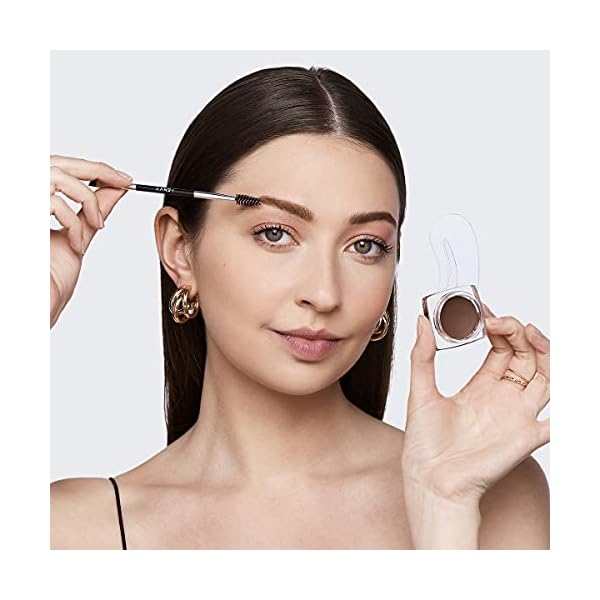 iEnvy-by-KISS-All-In-One-Brow-Pomade-Dark-Brown-KBPM01 iEnvy by KISS All-In-One Brow Pomade Dark Brown KBPM01 Waterproof Long Lasting Mirror Cap Stencils Included