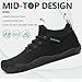Imagen de SAGUARO Unisex Barefoots Hombres Mujeres Trail Running Shoes Transpirables Antideslizante Cómodas Ligeras Mid-Top Zapatos Descalzos Negro 39 EU