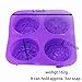 X-Haibei Mixed Flower Round Circle Bath Soap Silicone Mold Cold Process Making Supplies
