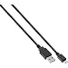Produktbild InLine 31703Q Micro-USB 2.0 Kabel, Schnellladekabel, USB-A Stecker an Micro-B Stecker, schwarz, 0,3m