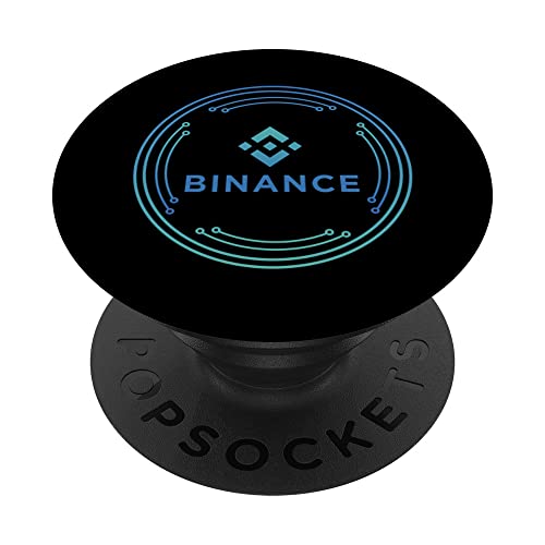 Binance Coin Crypto Dinero Digital PopSockets PopGrip Intercambiable