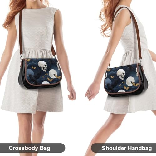 Fashion Leather Bag Travel Casual Shoulder Handbag With Adjustable Strap4