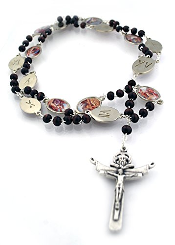 Vatican Imports Deluxe Stations of The Cross Rosary