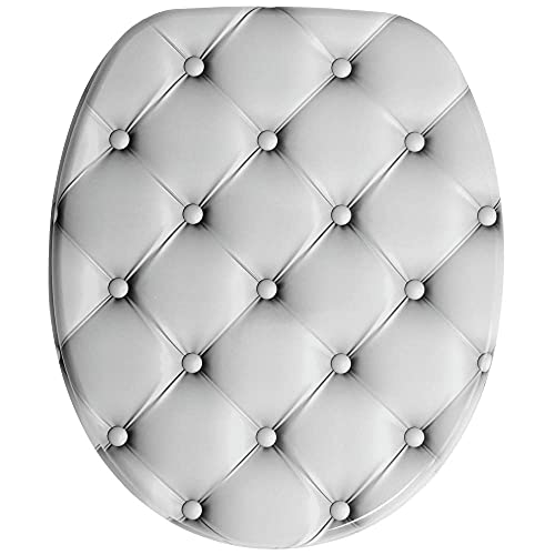 Sanilo Soft Close Toilet Seat, Wide Choice of New Toilet Seats, Stable Hinges, Easy to Mount (Comfort) - Image 2