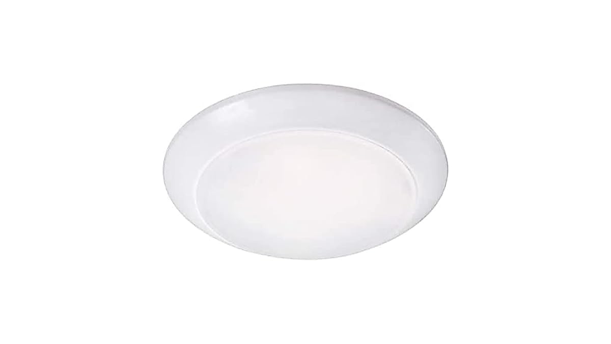Topaz 6" LED Surface Mount Disk Light, 15W Dimmable, 4000K White, Model