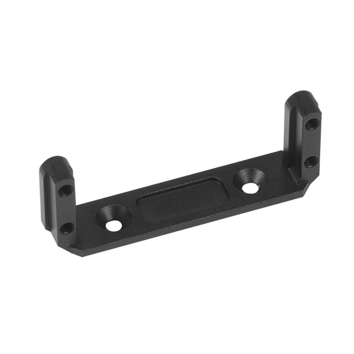 RC Servo Mount UTB10 Capra Front Axle Servo Mount CNC Aluminum for 1/10 RC Car UTB10 Capra Upgrades Accessories (Black)