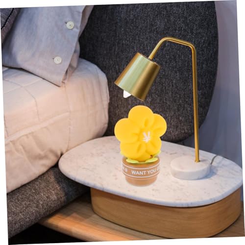 Lámpara de noche de silicona recargable con luz táctil suave miniatura 5