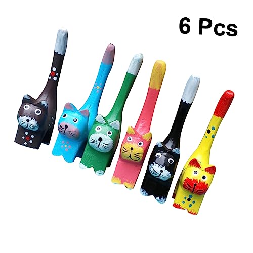 YARNOW 6 Unidades decoração de gatinhos gato brinquedo para crianças animais decoração de jardim ao