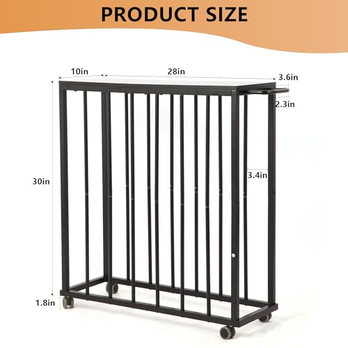 Image of Large Art Storage Rack, Art Canvas Storage Holder with Wheels, Art Storage Display Stands for Canvas, Frame, Drawing Board, Metal Crafts Print Rack for Art Display & Galleries