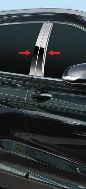 Pillar Post for 2019-2023 Hyundai Santa Fe (Stainless Steel) (6 Piece)