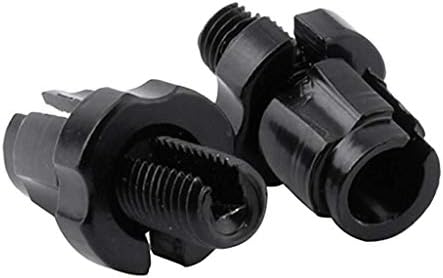 Pack of 2 Universal Black Cable Adjuster M7 Brake Lever Screw Cable Adjusters Aluminum Alloy