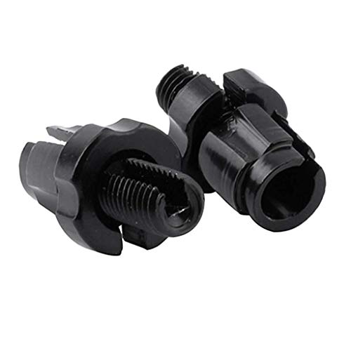 Pack of 2 Universal Black Cable Adjuster M7 Brake Lever Screw Cable Adjusters Aluminum Alloy