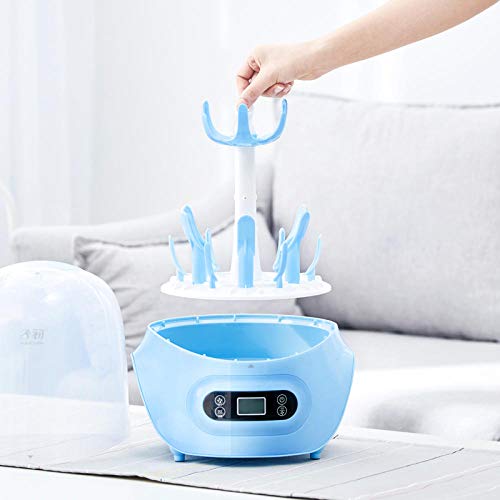 Babyflaschen-Sterilisator mit trocknendem 2-in-1-Multifunktions-Baby-Dampfsterilisator-Topfschrank blau – Bild 6