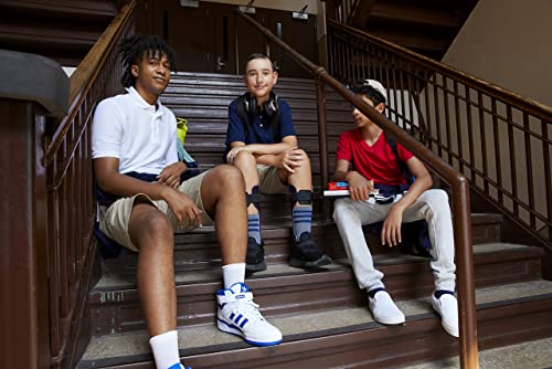 Image of French Toast Boys Flat Front Stretch Twill Shorts with Adjustable Waist in Standard and Extended Kids Sizes Navy, 6