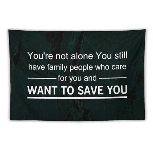Tapiz de pared motivacional Yelolyio para decorar el salon con frases positivas y de apoyo
