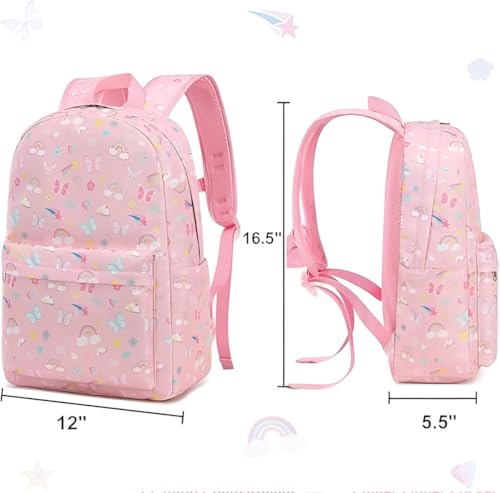 Image of BANQLYN 16-Inch Kids Backpack for Boys & Girls,Preschool Backpack for Kids Girls Small Backpack Purse Kindergarten School Book bags for Toddler Travel,Perfect for School Backpack