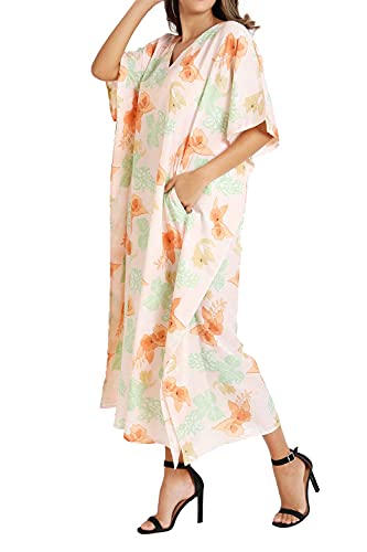 Image of Miss Lavish London Women's Kaftan- Kaftan Dress for Casual, Party, Evening, Vacation and Everyday Wear