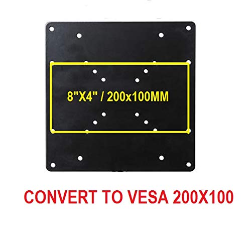 Mount Plus 1056 Vesa 200X200 Universal Adapter Plate For Tv Mounts | Convert Vesa 75X75, 100X100 Mount To Fit 200X100, 200X200 Mm Vesa Patterns | Includes Hardware Kit #TOP5