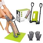 Aide à l'enfilage des bas de compression et des bas de contention, avec tapis antidérapant en silicone, retrait sans se pencher, avec gants spéciaux pour bas de compression