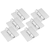 HEVSTIL 6Pcs Heavy Duty Weldable Hinges,Hinge Outlet Weld On Hinge Steel Butt Hinge Design for Heavy Gates and Doors Corrosion Rust Resistant,2 Inch