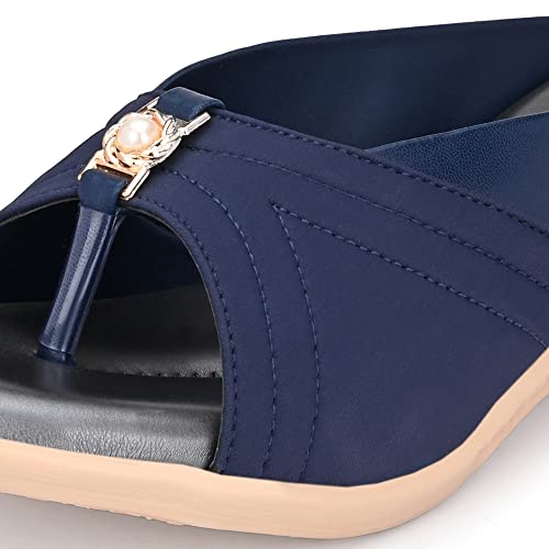 Image of Centrino Women Thong Sandals & Comfortable Ortho Care Sandal For Ladies | Fashion Wear Sandal & Chappal | Soft Cushioned for More comfort (6213)