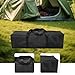Zxpjkyu Camping Equipment Storage Bag Handbag Heavy Duty with Handles Carry Bag Duffel for Sleeping Mat Canopy Cushion Lightweight, 60x25x25 cm